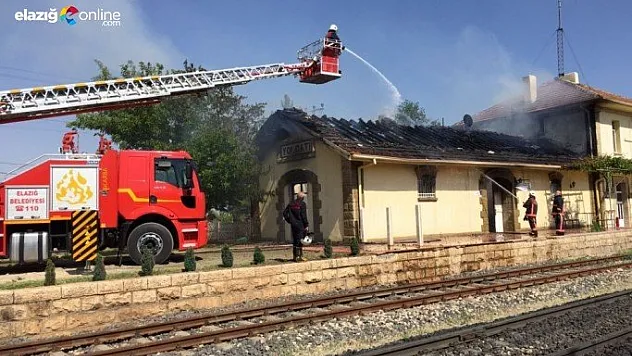 Yolçatı İstasyonu'nda Yangın!