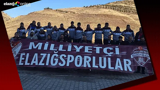 Elazığspor'a bir destek de Milliyetçi Elazığsporlulardan