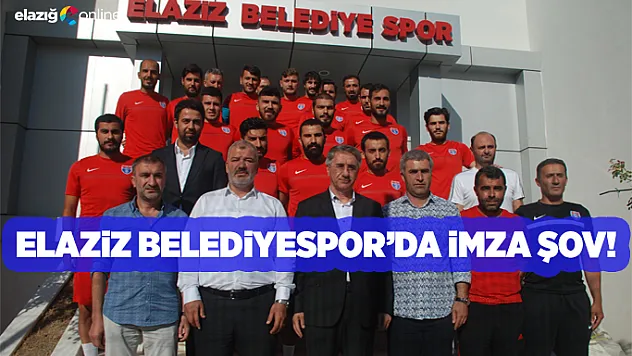 Elaziz Belediyespor'da İmza Şov!