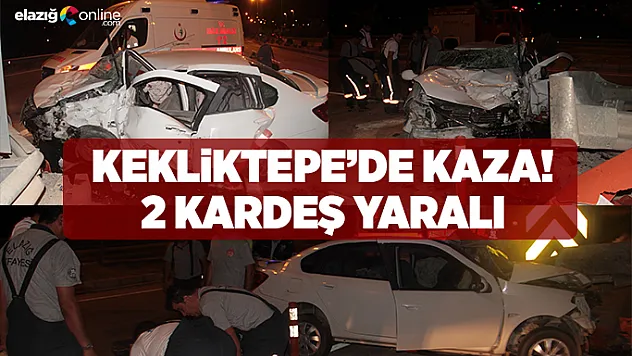 Kekliktepe'de Kaza, 2 Kardeş Yaralı!