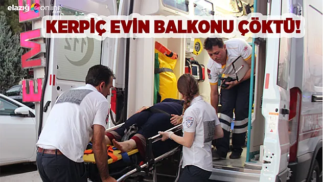 Kerpiç Evin Balkonu Çöktü!