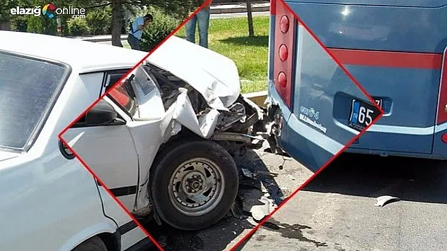 Otomobil, cezaevi aracıyla çarpıştı