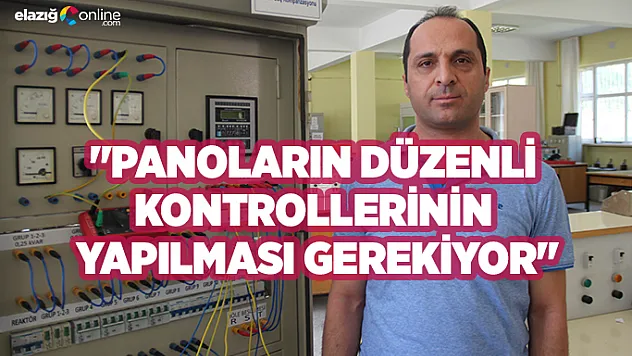 Prof. Dr. Gençoğlu: Panoların düzenli kontrollerinin yapılması gerekiyor