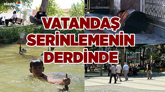 Vatandaş Serinlemenin Derdinde