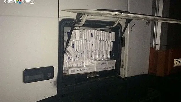 Elazığ'da kaçak sigara ele geçirildi