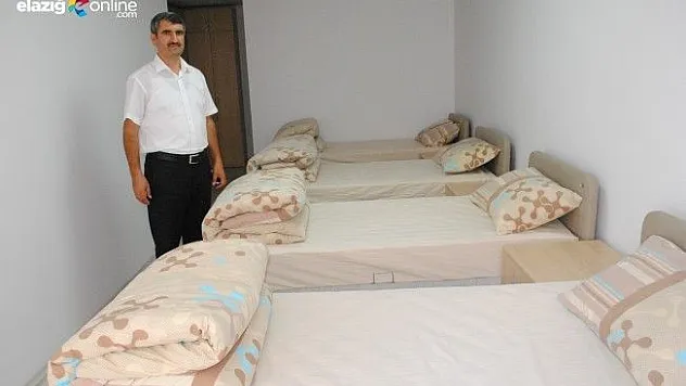Elazığ'da 7 yurtta 8 bin 44 öğrenciye hizmet veriyoruz