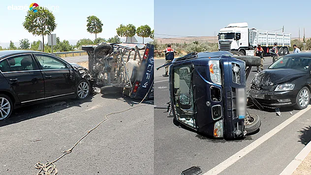 Elazığ - Malatya Karayolu'nda Kaza