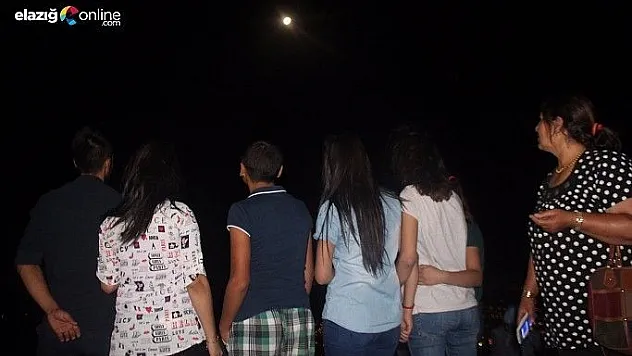 Harput manzarası eşliğinde ay tutulması