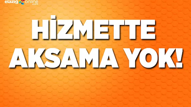 Hizmette aksama yok!