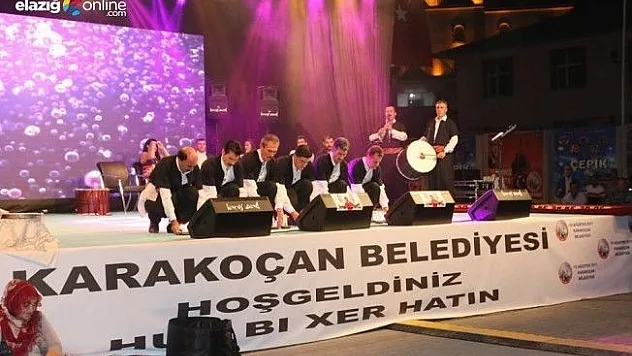 Karakoçanlılar 'Çepik' programıyla coştu