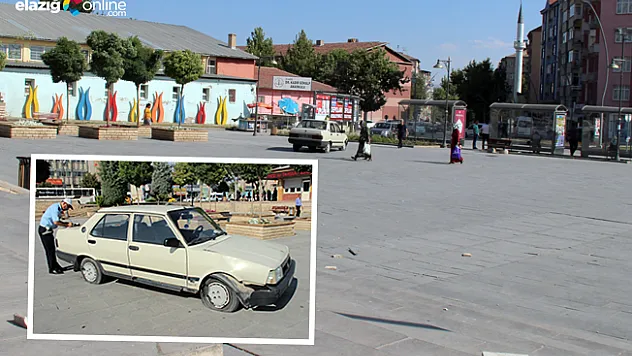 Otomobil, Ahmet Aytar Meydanı'na Daldı!
