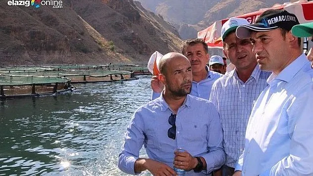 Vali KALDIRIM, alabalık işletmelerini yerinde inceledi