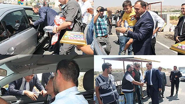 Vali Baba Çikolata İkram Edip, Uyarılarda Bulundu