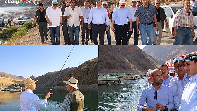 Vali Kaldırım, Alabalık İşletmelerini İnceledi