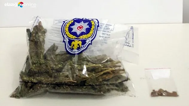 Yolcu otobüsünde esrar ele geçirildi!