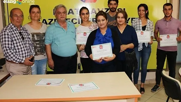 21 kursiyer sertifikalarını aldı