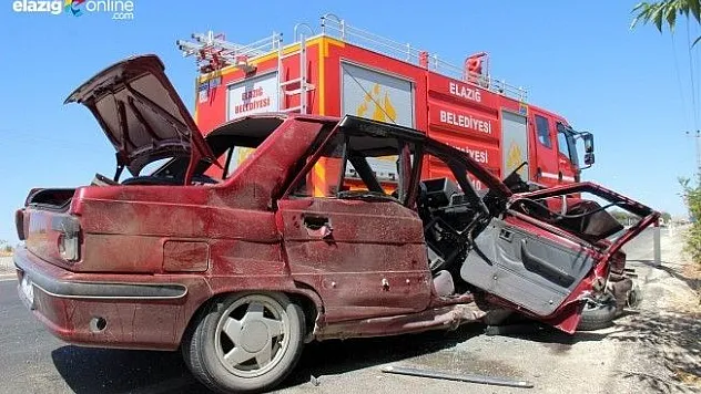 Elazığ-Malatya yolunda kaza: 6 yaralı
