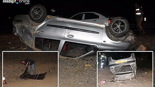 Elazığ'da trafik kazası: 1 ölü 3 yaralı