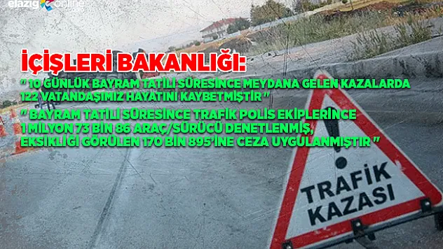 İşte Kurban Bayramı Bilançosu!