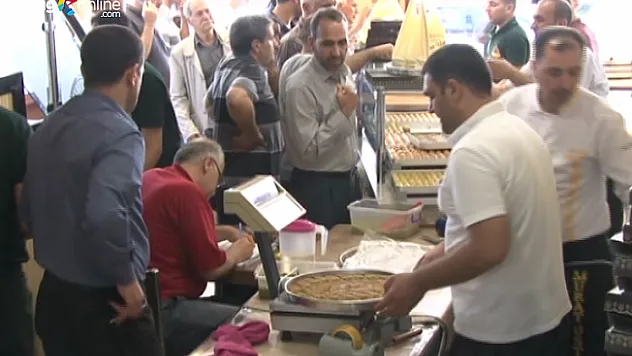Kadayıflar,Baklavalar, yine yok sattı
