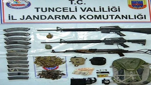 Operasyon sonrası silah ve mühimmat ele geçirildi