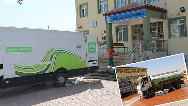 Yeni Eğitim Yılı Öncesi Okullara Kapsamlı Temizlik!