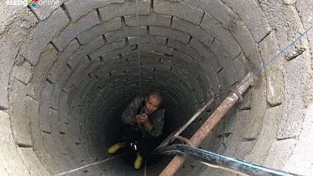 12 metrelik kuyuya düşen yaşlı adam kurtarıldı!