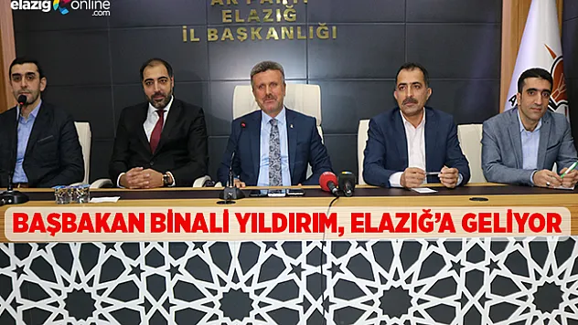 Başbakan Elazığ'a Geliyor