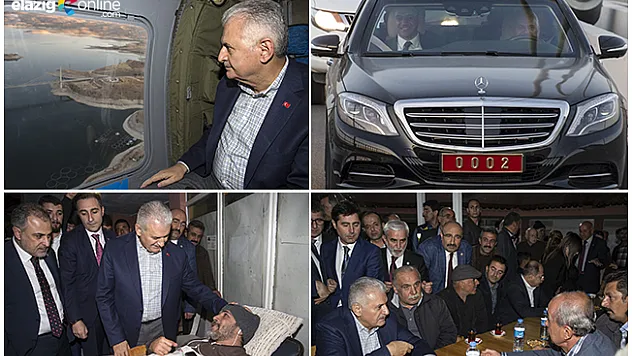 Başbakan Yıldırım, Ağın'ı Ziyaret Etti!