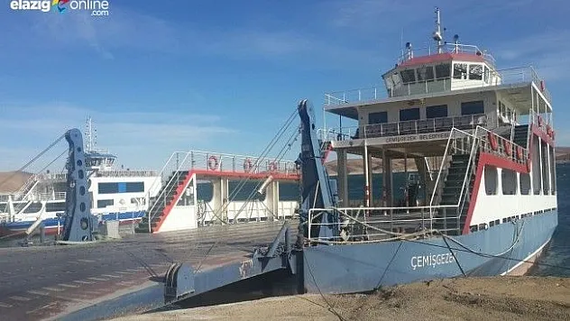 Elazığ-Çemişgezek arası feribot seferleri iptal !