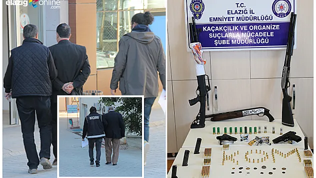 Elazığ'da Silah Tacirlerine Darbe!