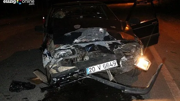 Elazığ'da trafik kazası: 3 yaralı