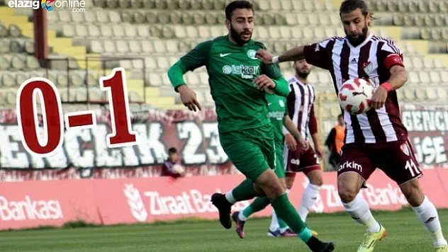 Elazığspor'dan Kupaya Veda!