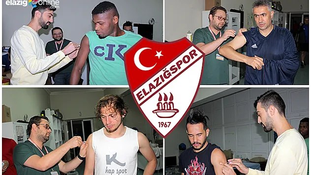 Elazığspor'umuz grip aşısı oldu!