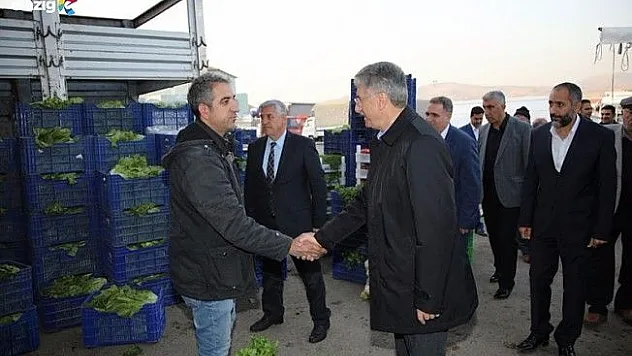 Başkan YANILMAZ sebze hali esnafı ile buluştu
