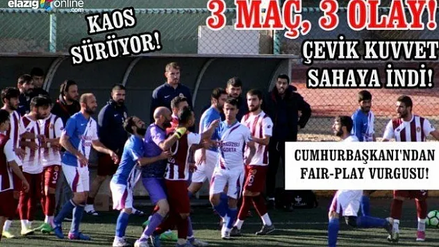 Elazığ Amatör'de ''KARA'' Hafta!