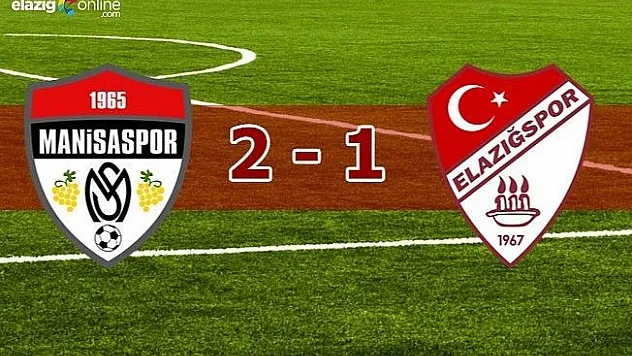 Elazığspor Manisa'da kaldı