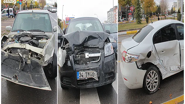 Hazardağlı Kavşağı'nda Zincirleme Kaza!