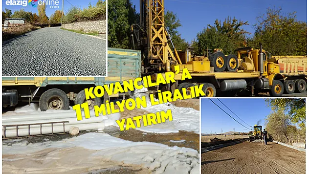 Kovancılar'a 2017'de 11 milyon liralık hizmet!