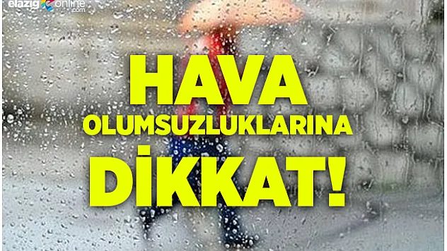 Meteoroloji Uyardı!
