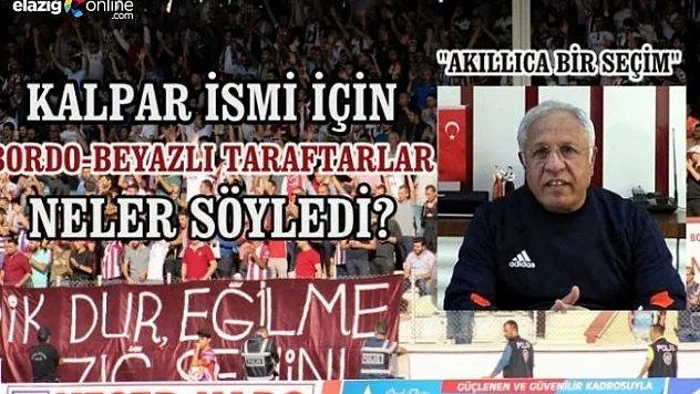 Taraftar Kalpar'a güveniyor!