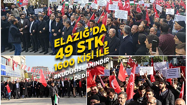 49 STK Kolkola 'Kudüs Onurumuzdur' Dedi!