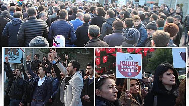 Elazığ'da ABD'ye ''Kudüs'' Tepkisi Dinmiyor!