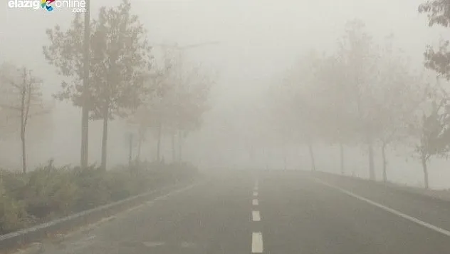Elazığ'da Sis Etkisini Sürdürüyor!