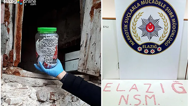 Elazığ'da bin 95 adet Extacy hap ele geçirildi!