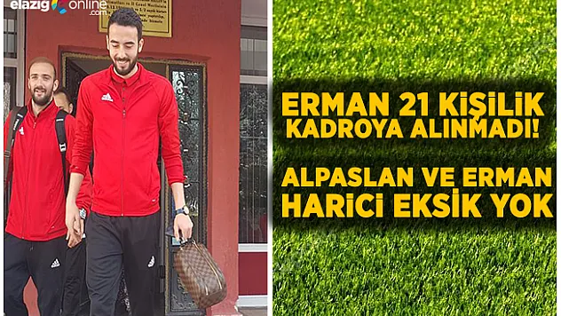 Elazığspor İstanbul'a gitti