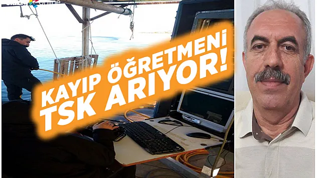 Emekli öğretmen, su altında &quotROV&quot cihazı ile aranıyor