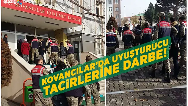 Kovancılar'da Uyuşturucu Operasyonu!