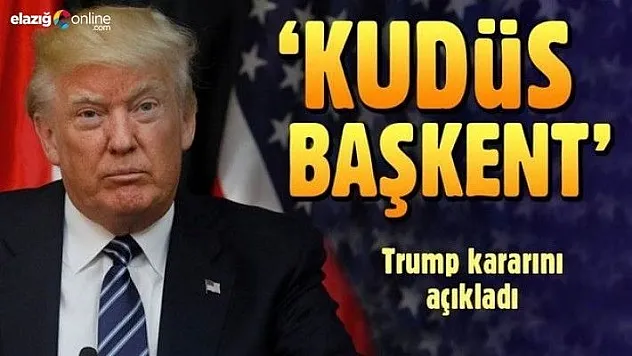 ''Kudüs'ü İsrail'in Başkenti Olarak Tanıdık''