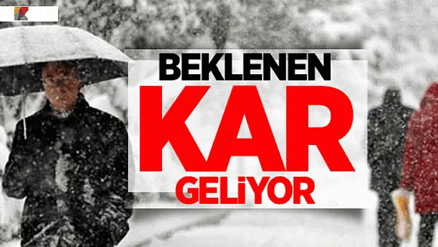 Meteoroloji Uyardı, Kar Geliyor!
